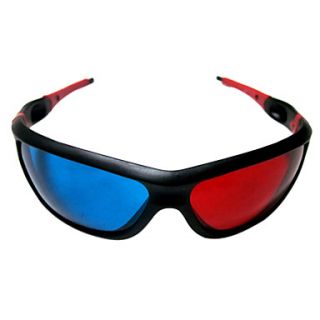 USD $ 3.59   Red and Blue Style 3D Stereo Glasses With Silicone Case