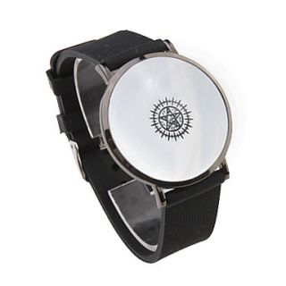 USD $ 9.59   Silicone Band LED Wrist Watch(Black),