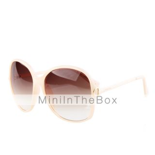 óculos de sol UV400 PC com proteção UV para as mulheres (marrom
