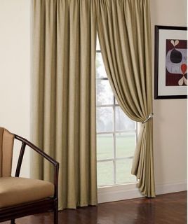 New Thermal Insulated Tab Top Drapes 160x84 Khaki 