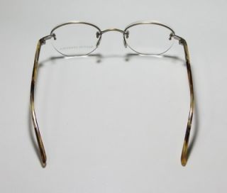 New Barton Perreira Warren 48 20 140 Antique Gold Amber Eyeglass