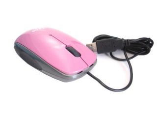 Ione Lynx R23 USB 3 Button Laser Mouse Pink