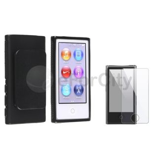  Case with Belt Clip Clear Screen Protector for iPod Nano 7 Gen