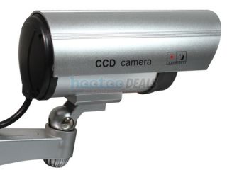 2X Outdoor Indoor Fake Surveillance Security Dummy Camera Waterproof