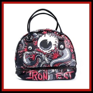 Iron Fist Oh No Eyeball Handbag Zombie Purse Bag