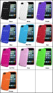  Glitter Silicone Case Cover Skin for Apple iPod Touch 5 5g 5th