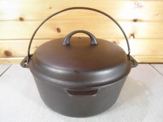 Vintage Griswold Iron Mountain Dutch Oven Cover Lid No 8 1036 1037