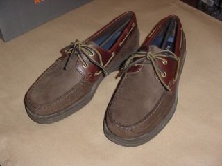 Rockport Ipswich Nubuck Smooth Leather Boat Shoes