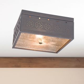  Light with Chisel Punched Tin Design Eye Catching IrvinS