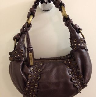 Isabella Fiore Leather Hobo Bag