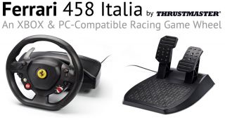 Thrustmaster Ferrari F458 Italia Steering Wheel and Pedals for Xbox