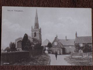 Islip Church Northamptonshire UK Photochrom Sepia Printed Photo
