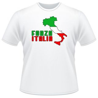 Forza Italia Italian Boot T Shirt