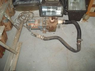 Dayton 50 HP Water Irrigation Pump 115 208 280V Complete w Sucker Hose