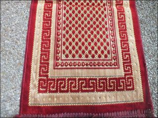 PR01 Turkey Islamic Prayer Rug Carpet Red Small Size Salat Namaz