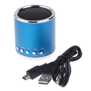 Mini Speaker  Player Amplifier Micro SD TF Card USB Disk FM Radio