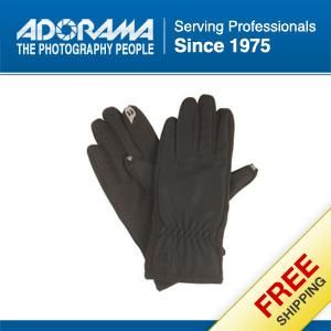 Isotoner Smartouch Womens Gloves,Med/Large, Black, Pair   Maxtix
