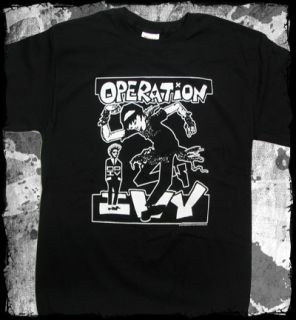 Operation Ivy Skankin Black T Shirt Official Fast SHIP
