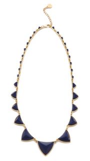 House of Harlow 1960 Navy Pyramid Necklace