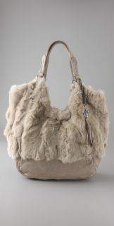 Olivia Harris by Joy Gryson Zip Pocket Fur Round Sack