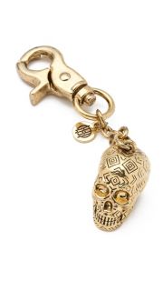 House of Harlow 1960 Engraved Skull Keychain