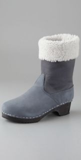 Penelope Chilvers Shearling Clog Boots