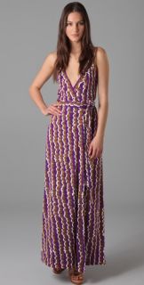 Diane von Furstenberg Samson Maxi Wrap Dress