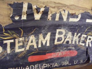 Ivins Son Steam Bakery Wooden Vintage Box Philly PA