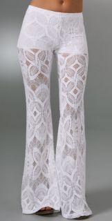Nightcap Clothing Lace Bell Bottom Pants