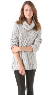 Inhabit Twisted Cable Turtleneck Sweater