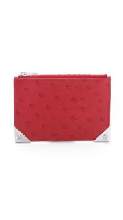 Alexander Wang Prisma Embossed Ostrich Coin Purse