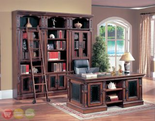 DaVinci Executive Desk Library Wall Bookcase Ladder Office Furniture