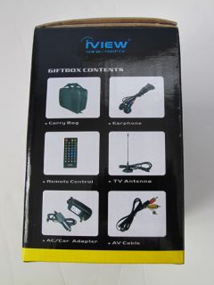 Brand New iView 780PTV White 7 Portable Digital TV Only One