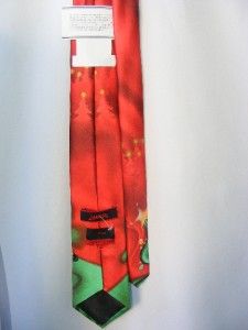 RARE Jerry Garcia Trees 58 Christmas Star Lights Holiday Tie Only 1 on