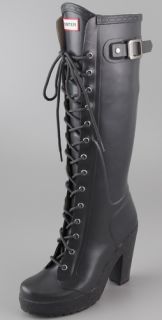 Hunter Boots Lapins Lace Up High Heel Boots