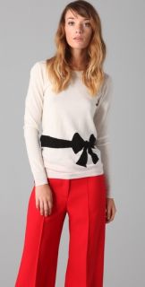 Milly Trompe l'Oeil Bow Sweater