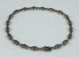   Marked Judith Jack Sterling Silver Marcasite Choker Necklace Perfect