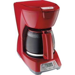 Hamilton Beach PS Programmable 12 Cup Coffeemaker Coffee Maker Red