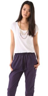 Enza Costa Cropped Tee