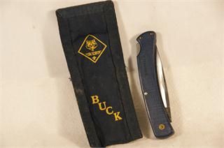 OFFICIAL CUB SCOUT KNIFE BUCK POCKET JACK KNIVE BOY SCOUT # 414 USA