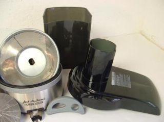 Jack Lalannes Power Juicer Deluxe Juice Extractor Stainless Steel as