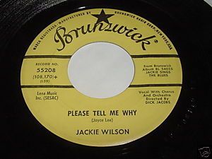 Jackie Wilson 45 Northern Soul Brunswick Please Tell Me