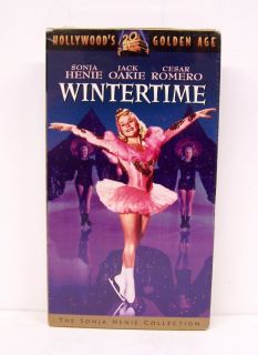Wintertime Sonja Henie Jack Oakie Cesar Romero Very RARE VHS