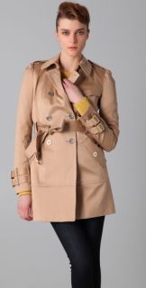 Juicy Couture Solid Sateen Trench Coat