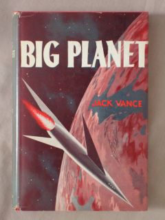 1st Ed Big Planet Jack Vance 1957 HC DJ Avalon Book