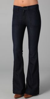 AG Adriano Goldschmied Goldie Patch Pocket Bell Bottom Jeans