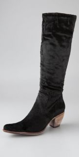 Elizabeth and James Ryder Velvet Western Boots