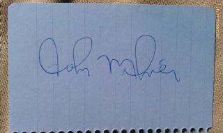 John Milner Autograph Signature MLB Major League Baseball