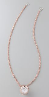 La Mer Collections Rose Gold Ring Watch Necklace