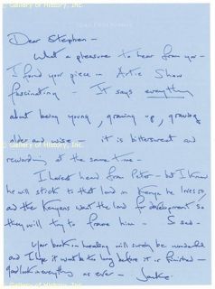 Jacqueline B Kennedy Autograph Letter Signed